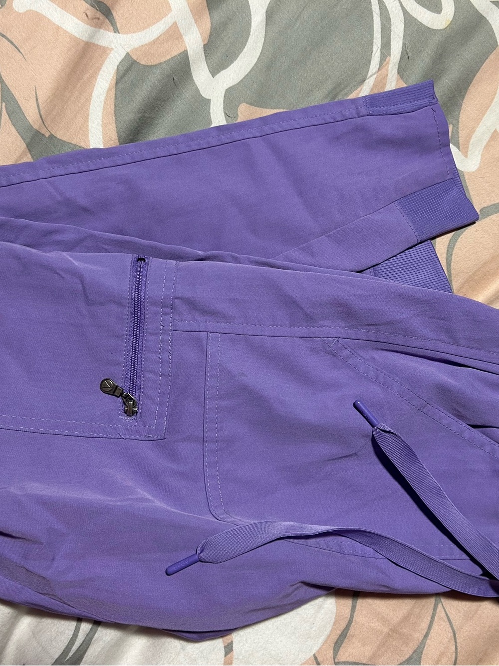 Women’s Purple Athletic Drawstring Joggers